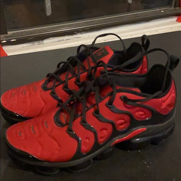 Nike Other - NIKE AIR VAPORMAX PLUS Red and Black